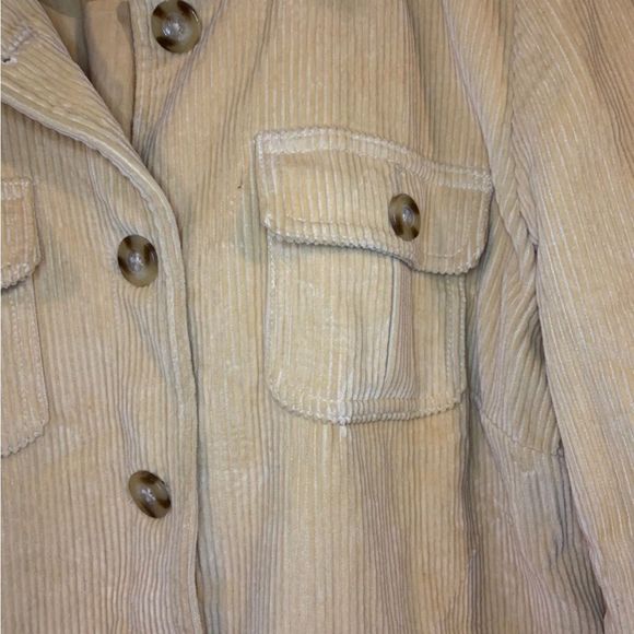 Christopher & Banks Tan Corduroy Jacket - Picture 2 of 4